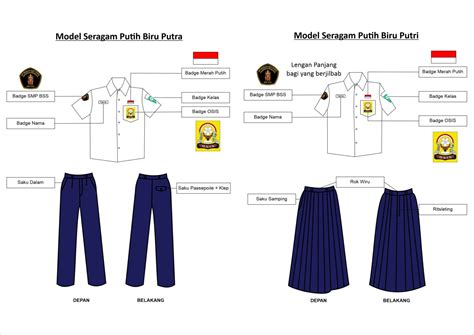Gambar Baju Seragam Jurusan  Smp Brawijaya Smart School Desain Seragam Smp Bss - Gambar Baju Seragam Jurusan