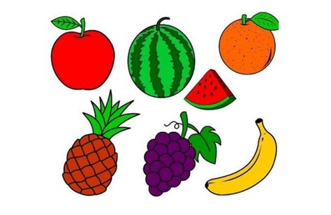 gambar buah buahan untuk anak sd