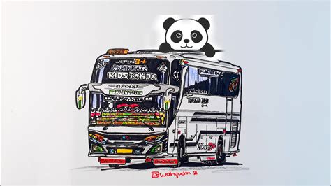 gambar bus kids panda