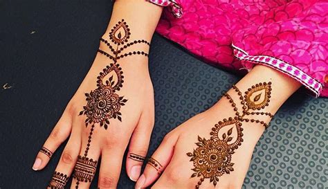 11 Gambar Henna Tangan Simple dan Cantik, Mudah Ditiru - Wolipop