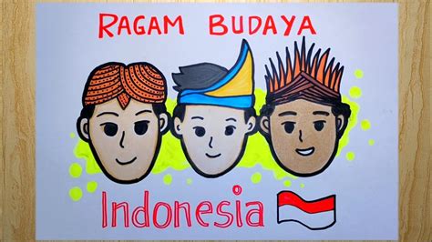 gambar keragaman budaya indonesia yang mudah