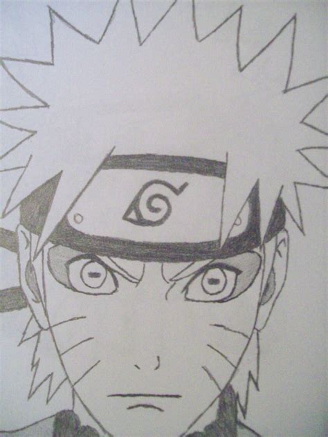 Gambar Naruto Pensil Mudah Ditiru