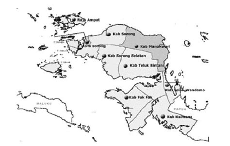 Gambar Peta Papua Barat Lengkap Broonet Nama Pakaian Adat Papua Barat - Nama Pakaian Adat Papua Barat