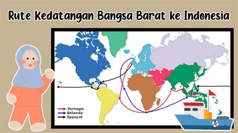 gambar rute perjalanan bangsa barat ke indonesia