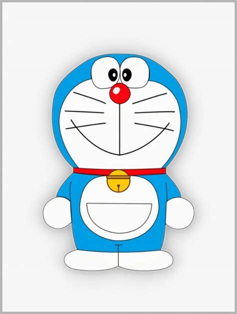 GAMBAR DORAEMON MUDAH - Cara Gambar Doraemon mudah part 5