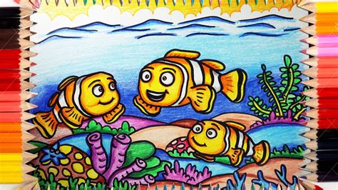 GAMBAR IKAN NEMO - Ikan badut png