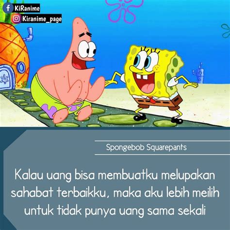 Kata-kata Inspiratif Spongebob tentang Persahabatan yang Bikin Hati Hangat