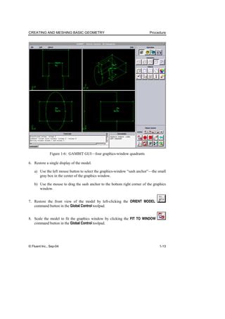 Gambit Meshing Tutorials