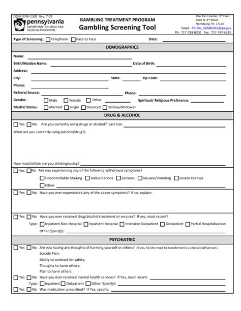 gambling forms