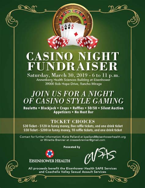 gambling night fundraiser drym