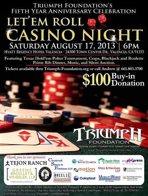 gambling night fundraiser rvha canada