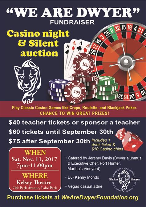 gambling night fundraiser wian canada