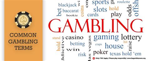 gambling terms