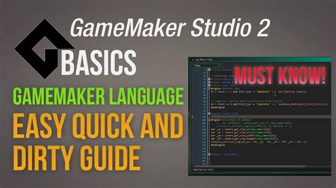 Game Maker Programming Language