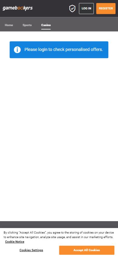 Gamebookers bonuses!