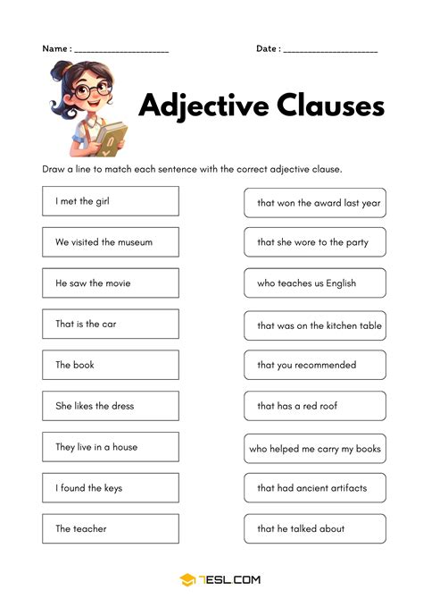Games For Adjective Clauses