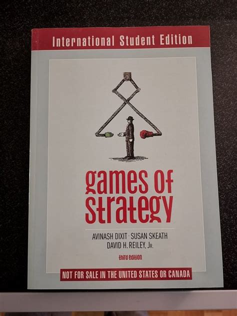 Read Games Of Strategy 3Rd Edition 