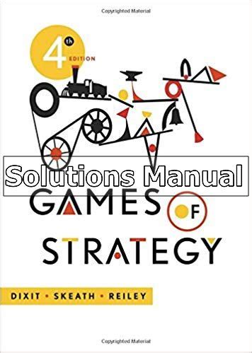 Read Games Of Strategy Solutions 