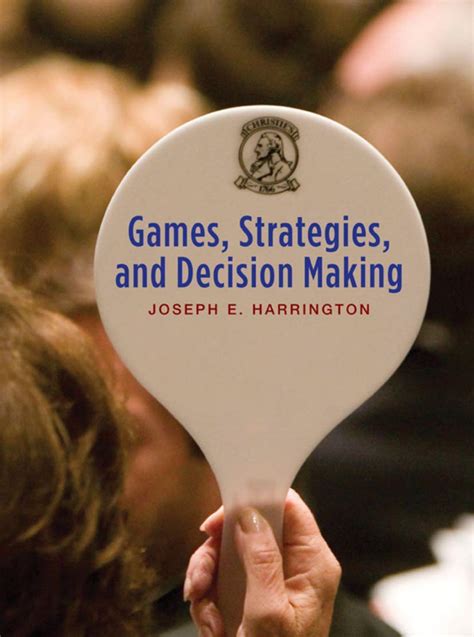 Read Games Strategies And Decision Making 