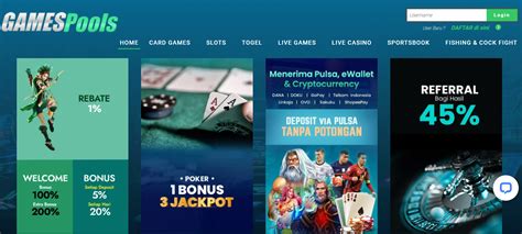 GAMESPOOLS LOGIN - GAMESPOOLS | SITUS SLOT BONUS NEW MBER 100%