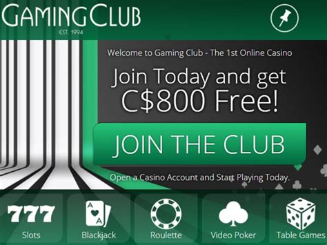 gaming club casino bonus code vcfz canada