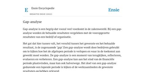 gap betekenis