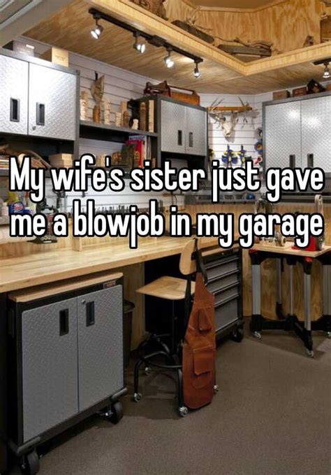 Garage blowjob