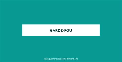 garde-fou - traduction - Dictionnaire Français-Anglais …