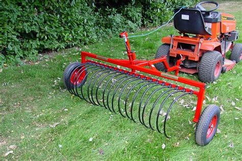 garden tractor rake plans