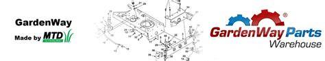 garden way inc cutting deck model 14052