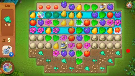 Gardenscapes Level 128 Walkthrough