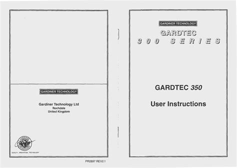 Download Gardtec 300 User Guide 
