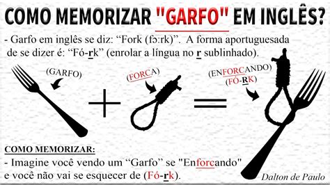 Garfo Em Ingles