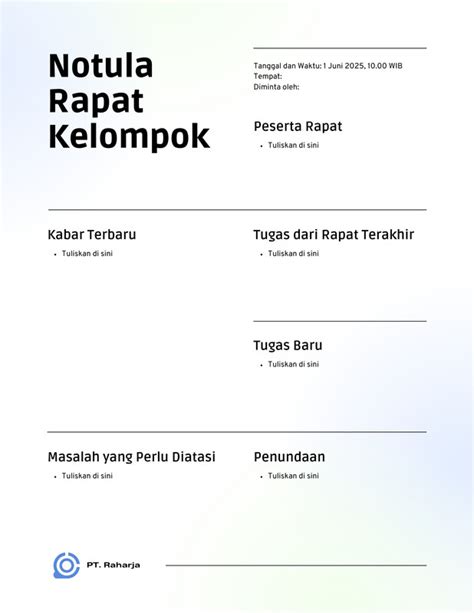 garis besar notula