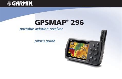 Read Online Garmin Gpsmap 296 User Guide 
