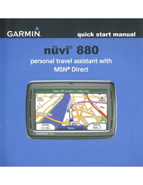 Full Download Garmin Nuvi 880 User Guide 