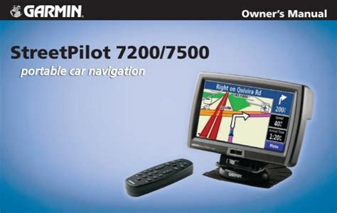 Read Garmin Streetpilot 7200 User Guide 