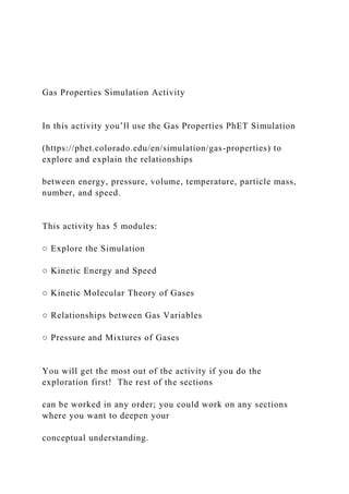 gas particles simulation activity answer sheet