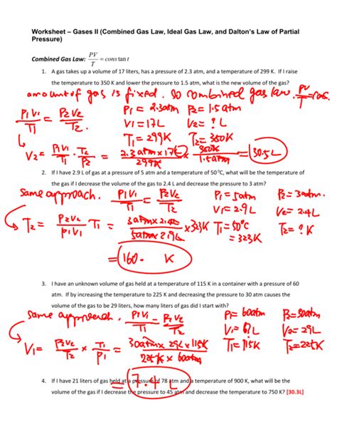Full Download Gas Laws Answers 
