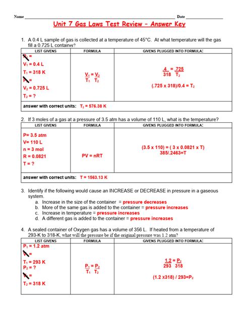 Read Gas Laws Test Study Guide Answer Key 