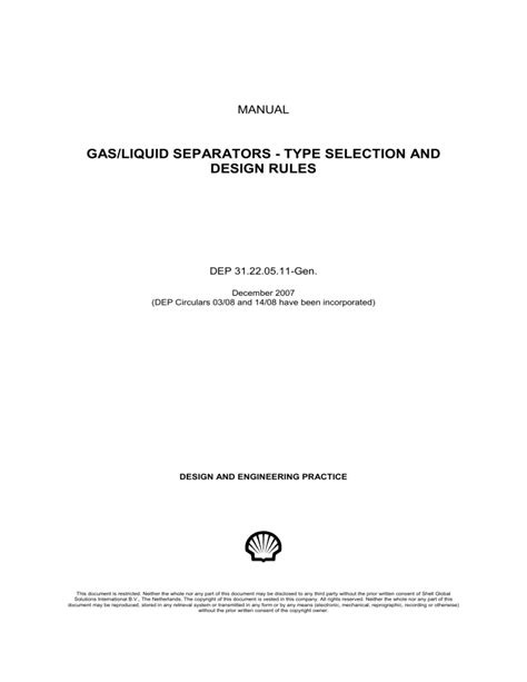 Download Gas Liquid Separators Type Selection And Design Rules 