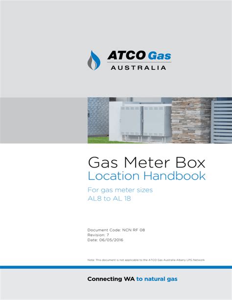 Read Gas Meter Box Atco Gas Australia 