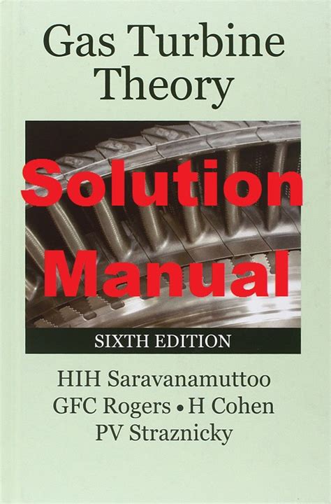 Read Online Gas Turbine Theory Saravanamuttoo Solution 