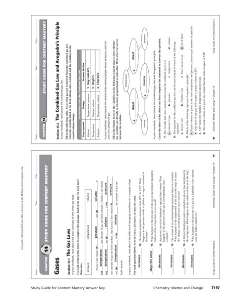 Read Gases Study Guide Content Mastery Answer Key 