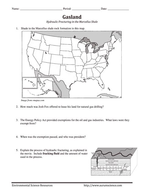 Gasland Answer Key