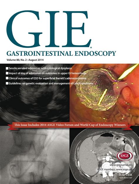 Read Gastrointestinal Endoscopy Journal 