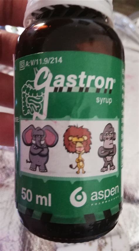 gastron syrup dosage for children