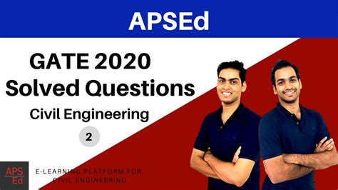 Gate Civil Engineering Solved Question Papers