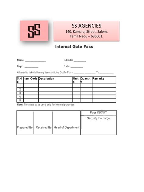 Gate Pass Niit
