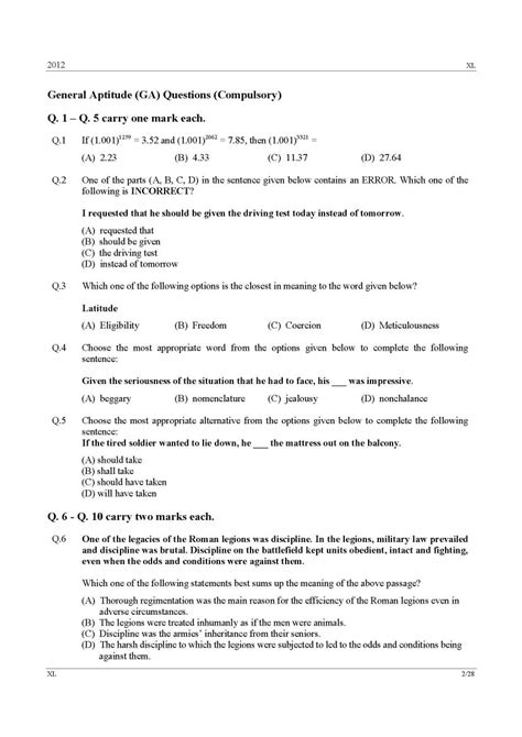 Full Download Gate 2006 Life Science Question Paper 
